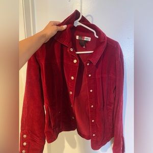 Red Corduroy Jacket